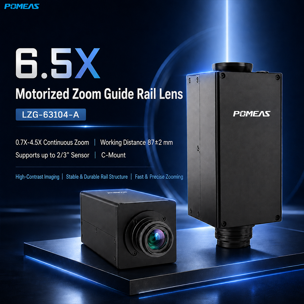 6.5X Motorized Zoom Rail Lens With C-Mount, 0.7X-4.5X Magnification And 87mm WD LZG-63104-A photo 4