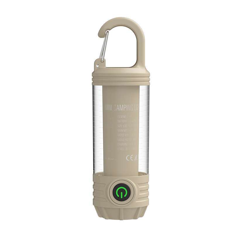 New Multi-functional Outdoor Camping Light, Portable High-brightness Rechargeable Mini Retro Camping Ambient Light photo 1