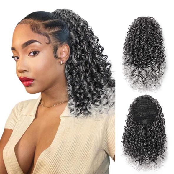 Curly Stretch Mesh Hair Bag Wig photo 2