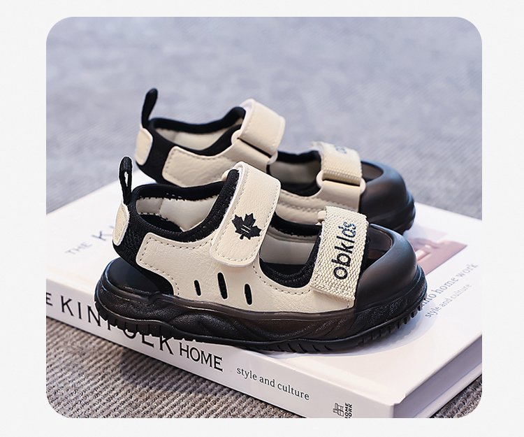 Children's Beach Shoes Summer New Style Medium And Large Children's And Boys' Sandals Velcro Children's Shoes photo 3
