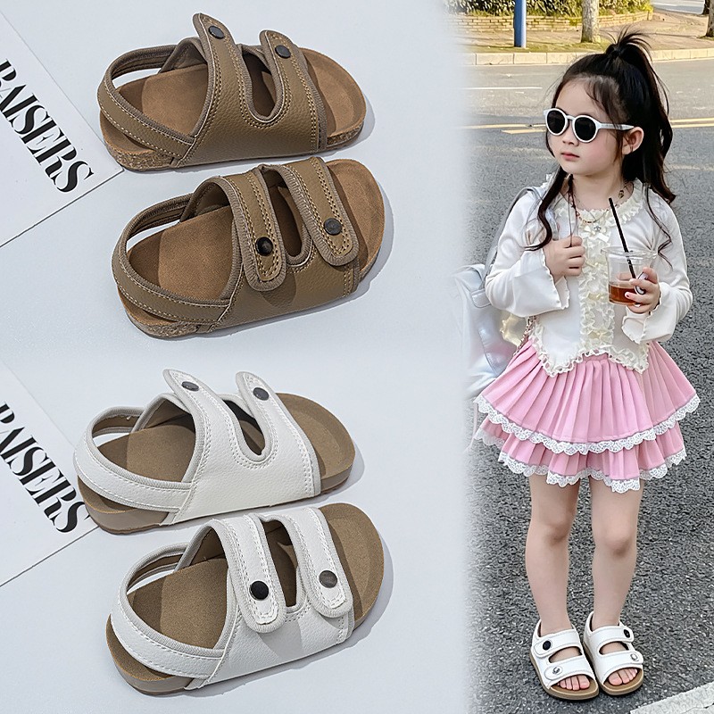 2026 Summer New Korean Style Kids Beach Sandals, Fashion Minimalist Comfortable Sandals For Boys And Girls photo 1