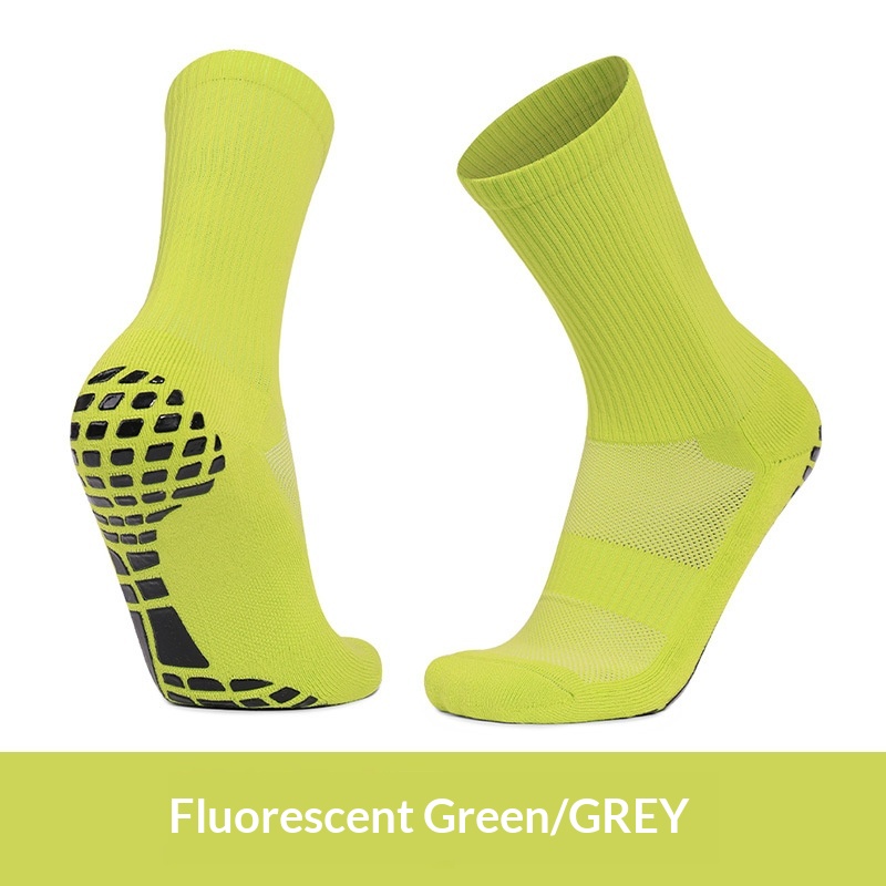Men's Training Socks Thickeneded Towel Bottom Cushioning Comfortable Pvc Dispensing Non-Slip Socks Sweat-Absorbent Breathable Mid-Calf Football Socks photo 3