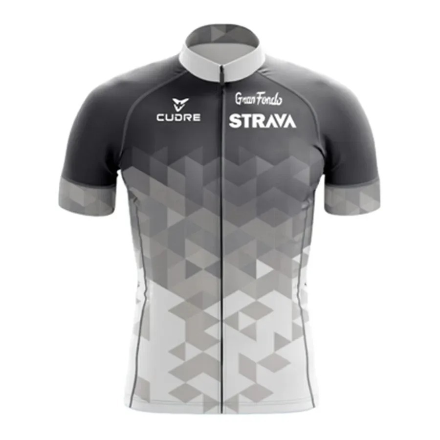 STRAVA Summer Short-Sleeve Cycling Apparel Set For Men, Mountain Bike & Road Bike Cycling Apparel, Quick-Drying And Breathable Cycling Suit photo 1