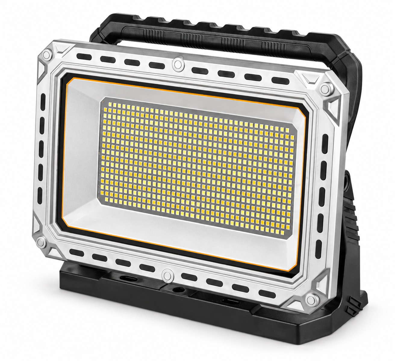 Rechargeable Battery Display Type C LED Work Light For W8141 1 4100LM Adjustable Stand Flood photo 1
