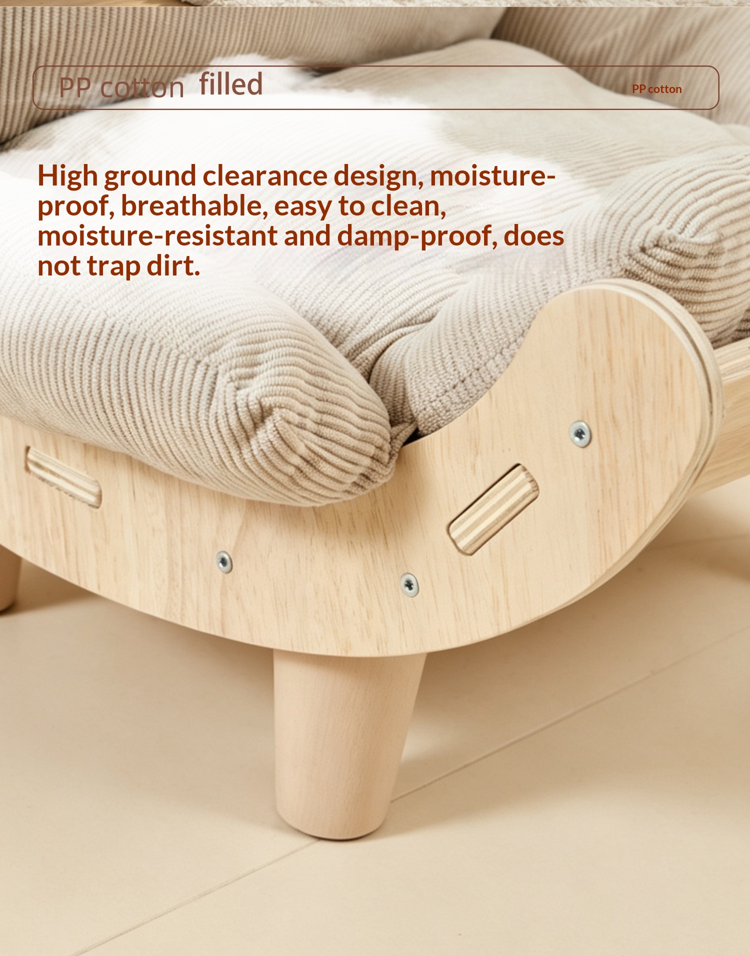 Wear-Resistant Integrated Cat Sofa Bed photo 5