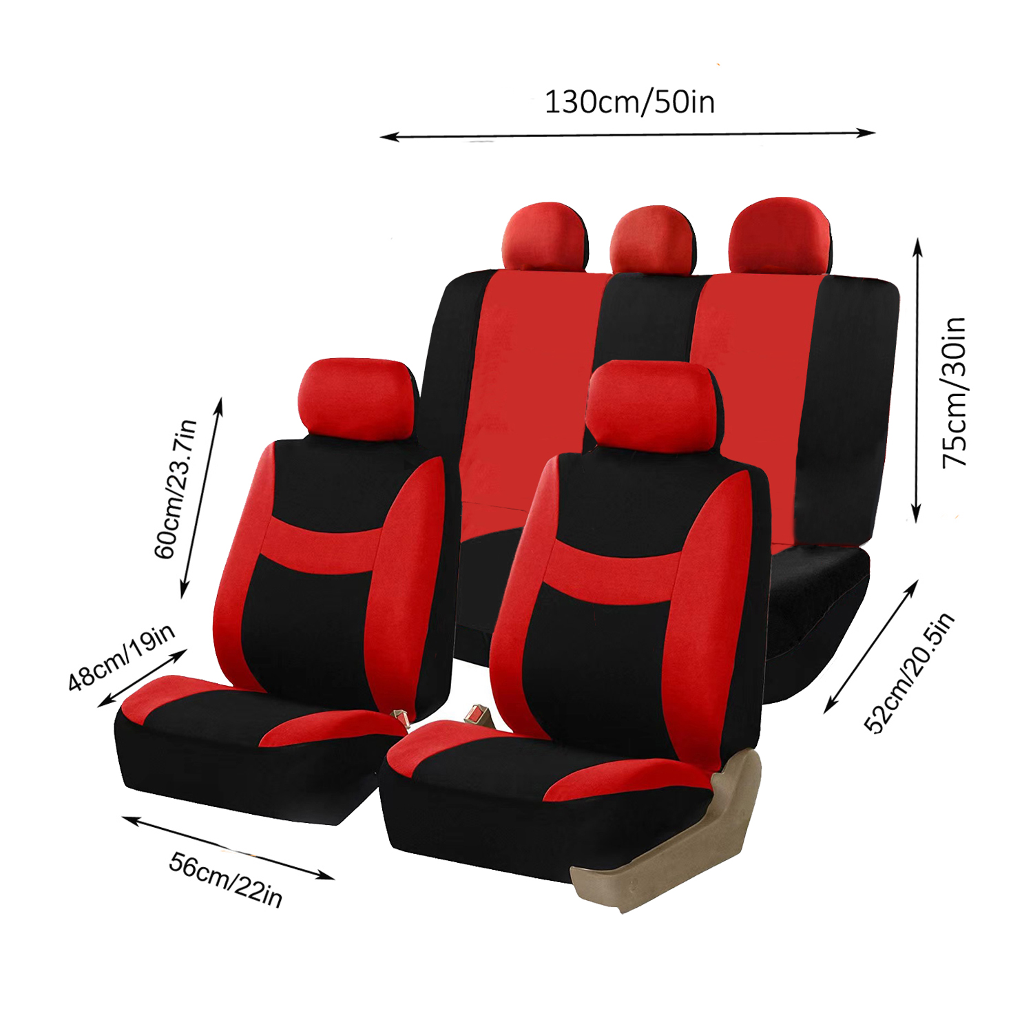 5-Seat Car Seat Cover, Classic And Timeless Design, Thin 2mm Thickness, Suitable For All Seasons photo 8