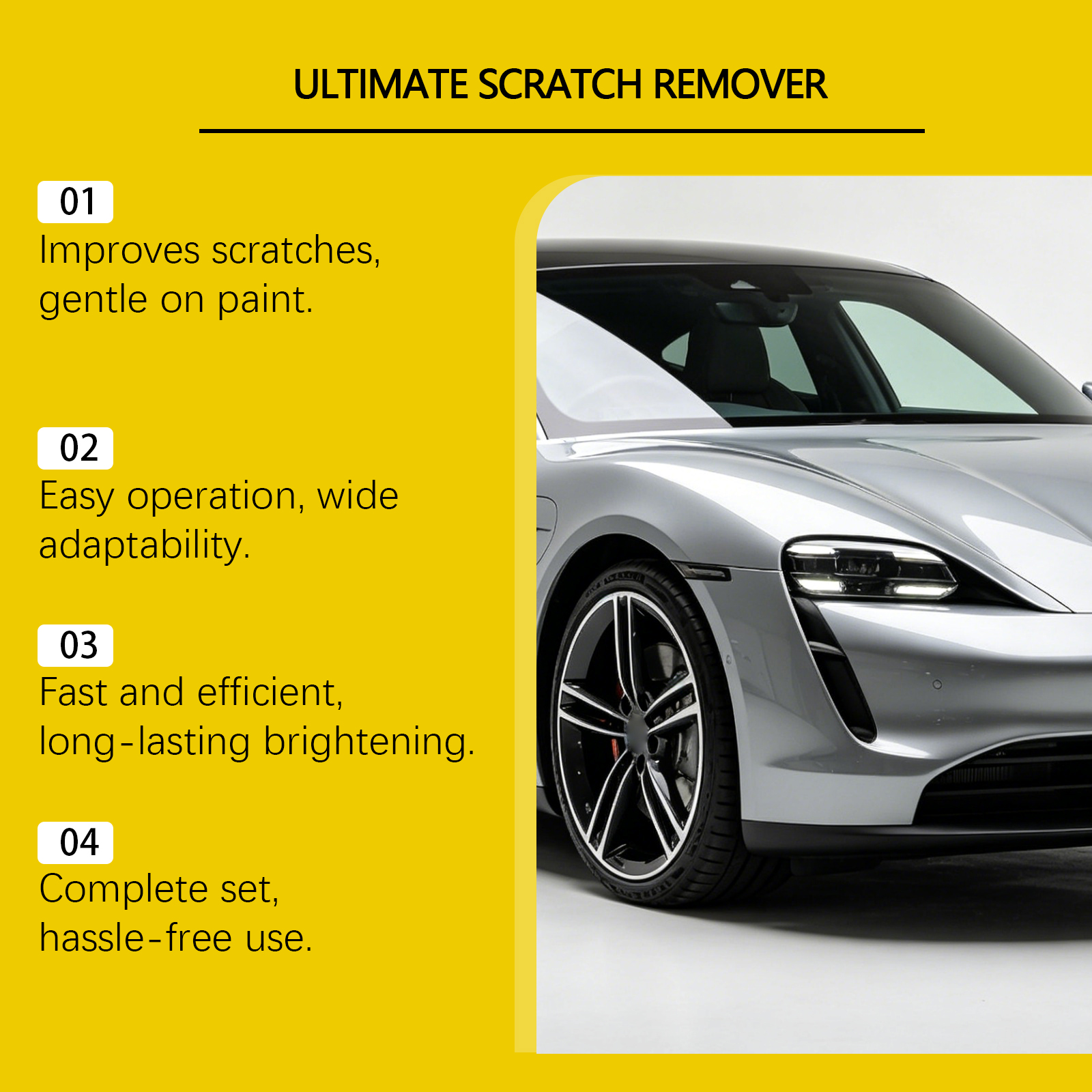 Car Scratch Repair Kit, Paint Swirl Scuff Touch Up Polishing Set For Auto Detailing photo 5