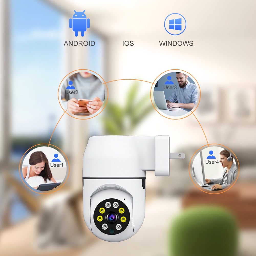 1080P Outdoor Wired WiFi PTZ Security Camera, 2.4G&5GWiFi, Auto Tracking, 2 Way Audio, Spot Night Vision, SD Card & Cloud Storage photo 4