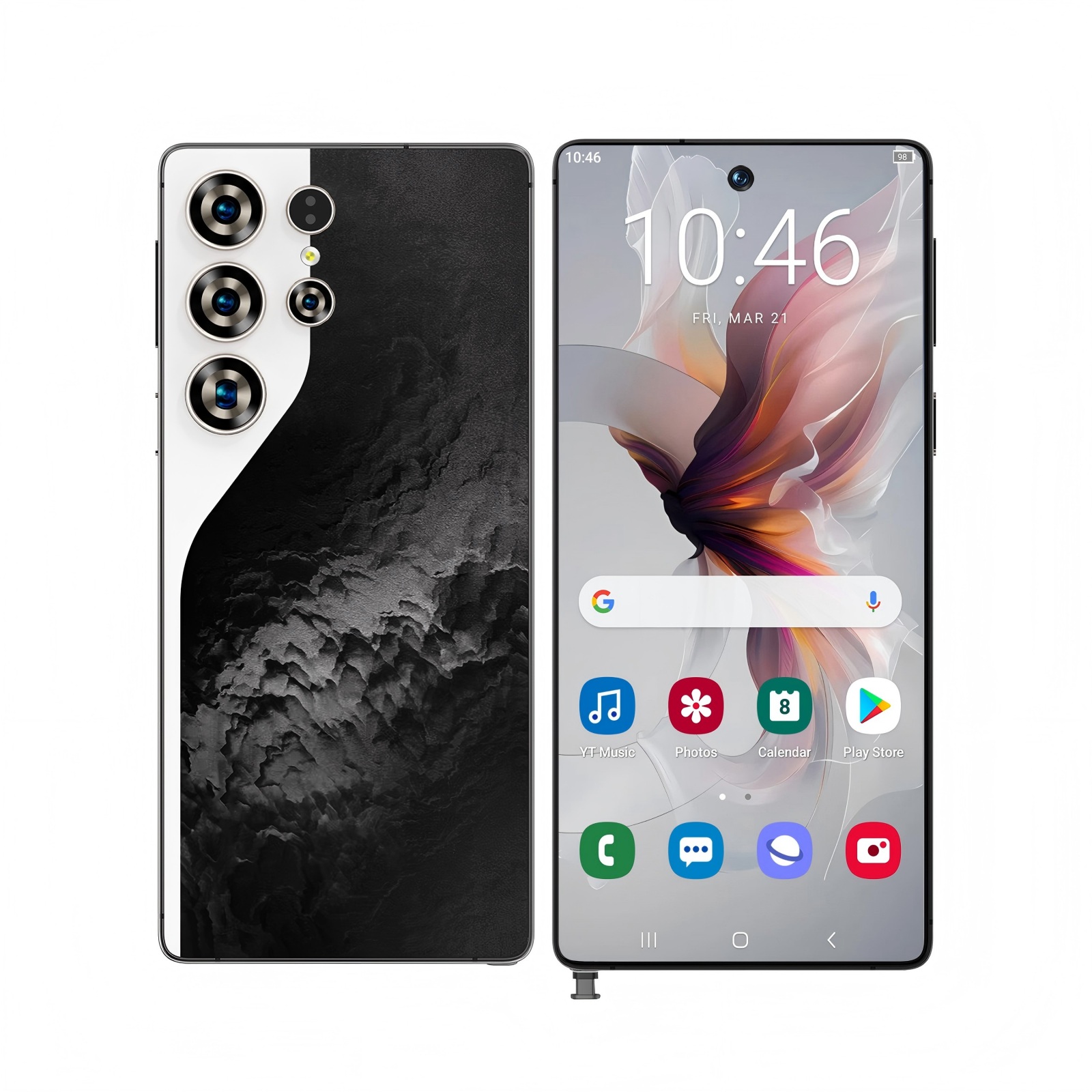 C26 Ultra 5G Unlocked Smartphone, 8GB RAM 256GB Storage Android 15 Cell Phone, 6.9inch FHD Display, 8000mAh Long Battery, Dual SIM, Face & Fingerprint Unlock, GPS, Built-in Stylus photo 1