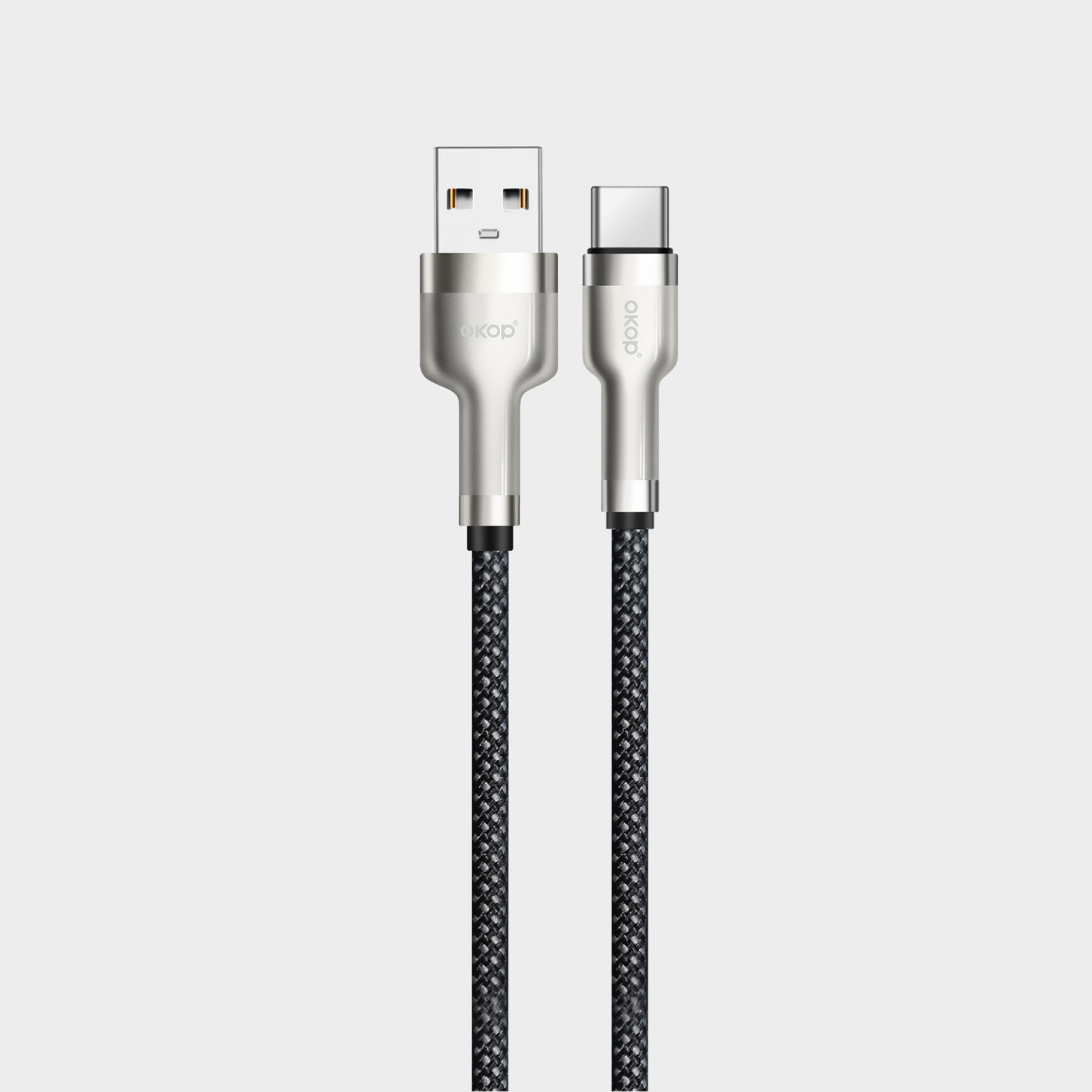 KP-318 Braided 65W Fast-Charging Data Cable Durable Overcharge Protection Type-C Compatible With Apple Android And Huawei photo 2