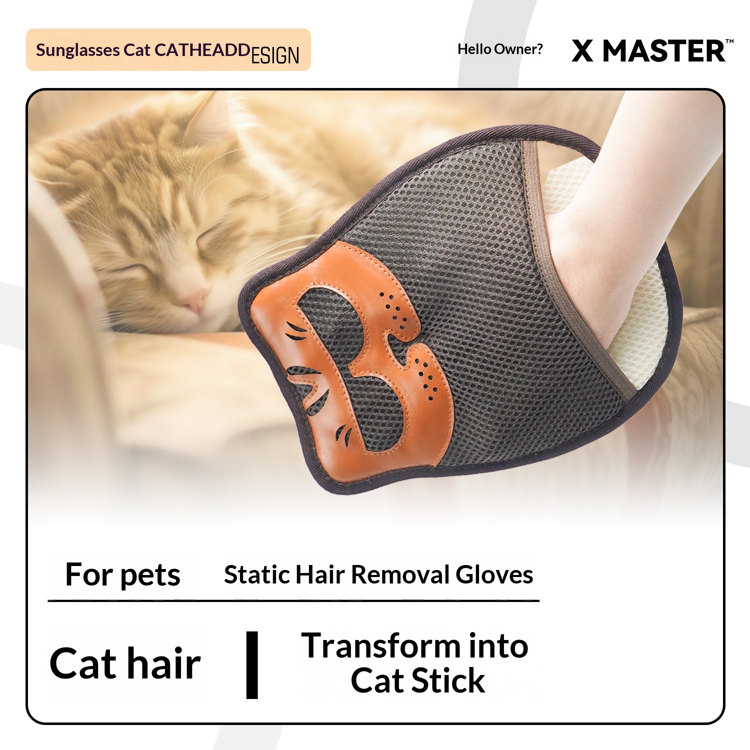 Pet Static Hair Removal Glove photo 7