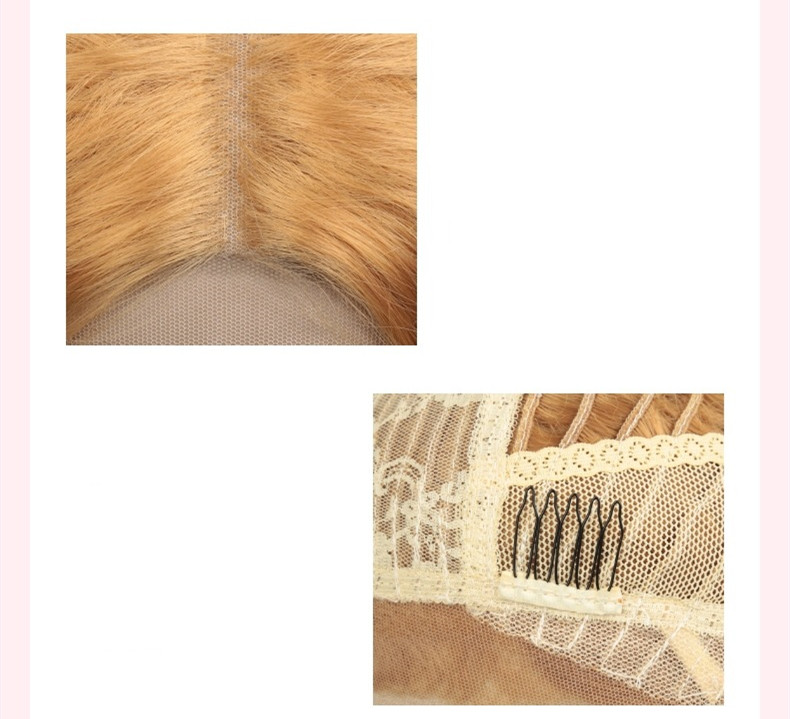 Fashion Corn Perm Curly Lace Chemical Fiber Headgear photo 4
