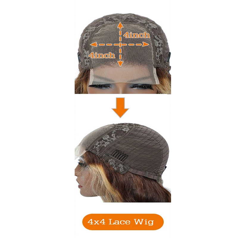 Wig Front Lace P4 27 Real Hair Headgear photo 3