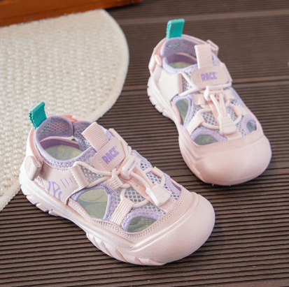2026 Summer New Kids Sports Sandals, Boys Anti-slip Toe-protection Sandals, Girls Hollow Out Breathable Beach Shoes photo 2