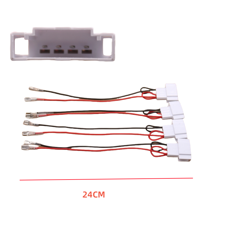 Car Speaker Harness Adapter Compatible With VW   Passat Jetta Golf Touareg Beetle Eos GLI GTI CC, 4PCS Aftermarket Door Speaker Wiring Harness Connector Plug Kit photo 2