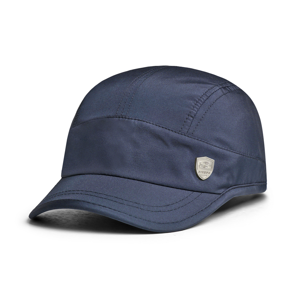 Lightweight, Breathable, Quick-drying Baseball Cap With Metal Emblem, Short Brim, Dome-shaped, Outdoor Casual Beanie Hat photo 7