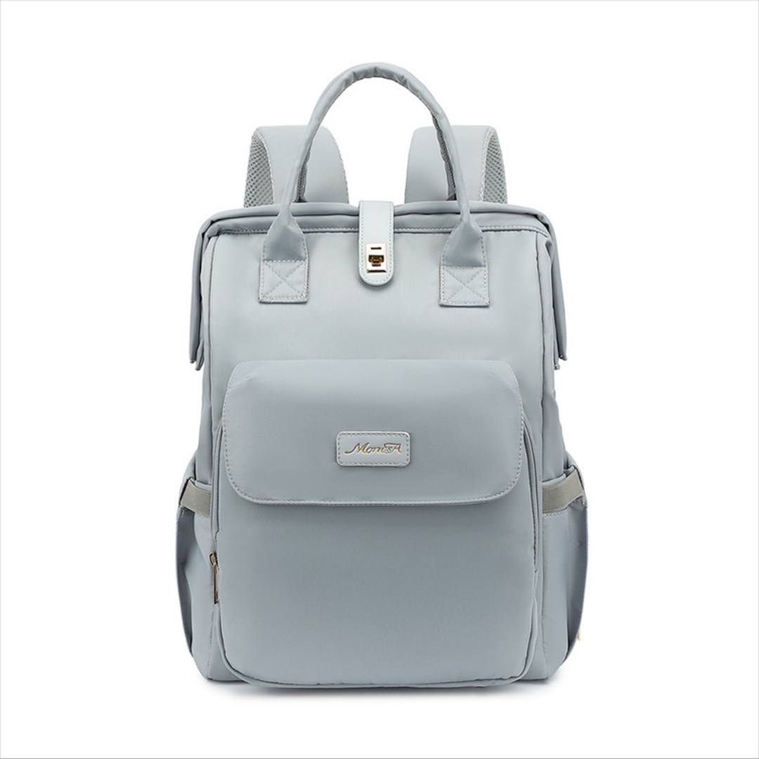 Multi Functional Handheld Backpack Mother And Baby Bag For Outdoor Use, Large Capacity Dry Wet Separation, Mommy Bag - Light Gray photo 1