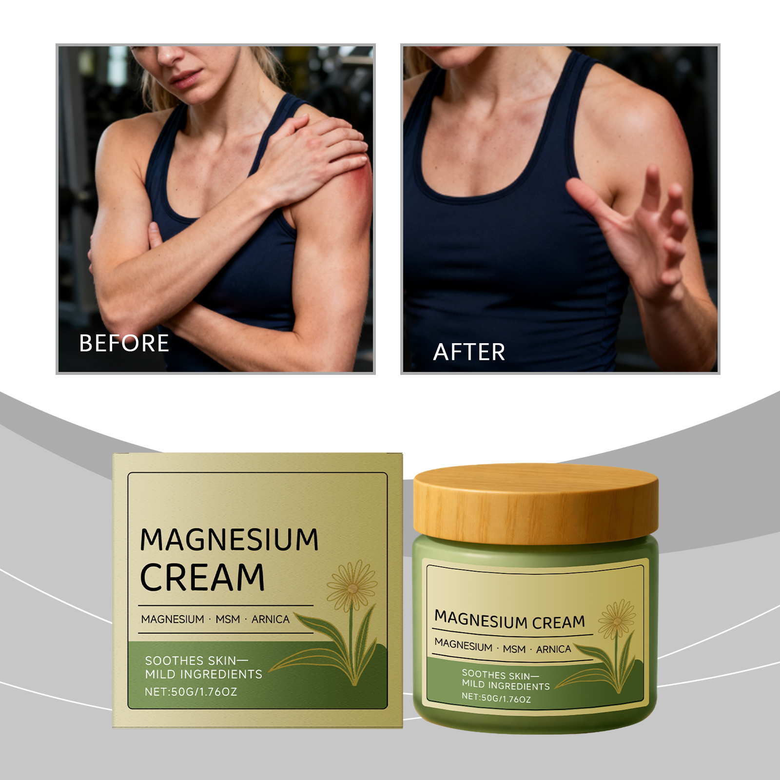 Plant Soothing Cream 50g 1box photo 3