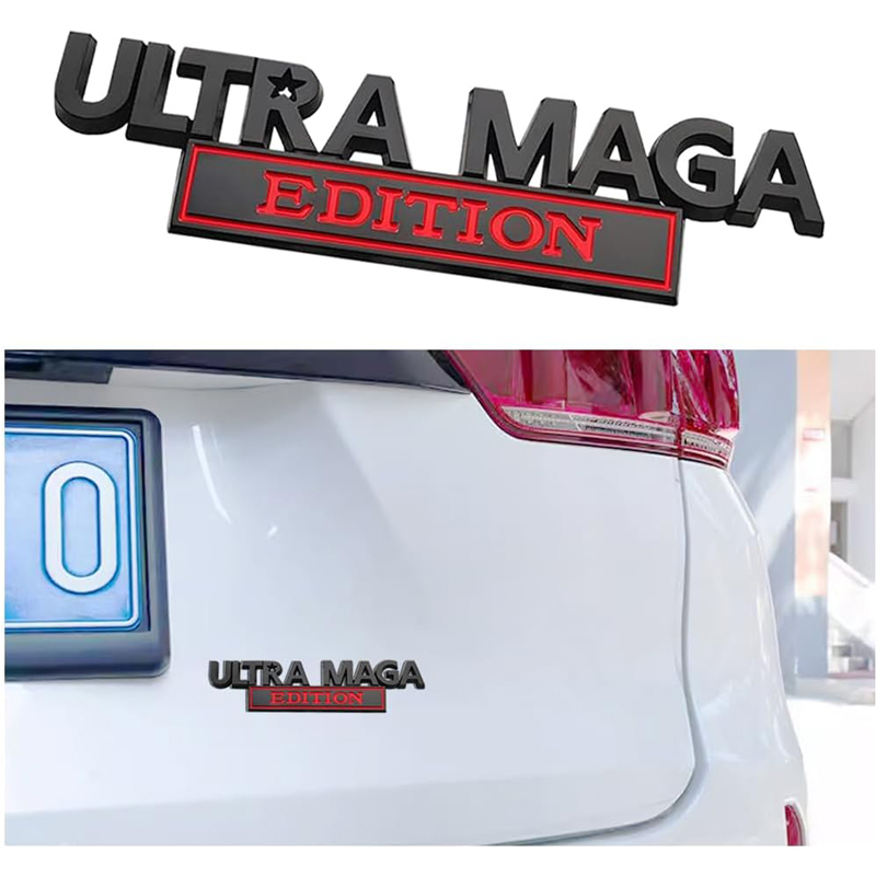 2pcs Ultra MAGA Edition Emblems, Emblem 3D Badge Decal Car Truck SUV,Refrigerator Sticker,Window Display Stickers,Bicycles, Laptops, Fridges photo 2