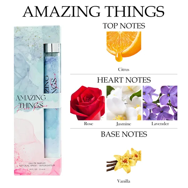 6pcs Travel Set, Women's Eau De Parfuma Spray, Long Lasting Fragrance, 6 Different Flavor, Perfect For Holiday Gifts, Dating, Daily Life, Parties, 1.18fl.oz Bottle photo 7