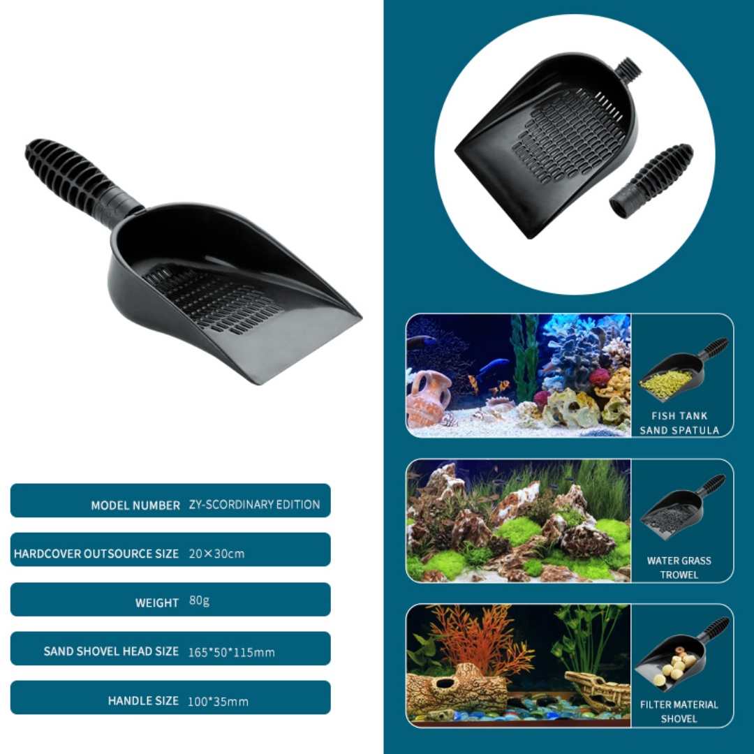 Fish Tank Multi-Purpose Sand Shovel Good Helper To Pets photo 3