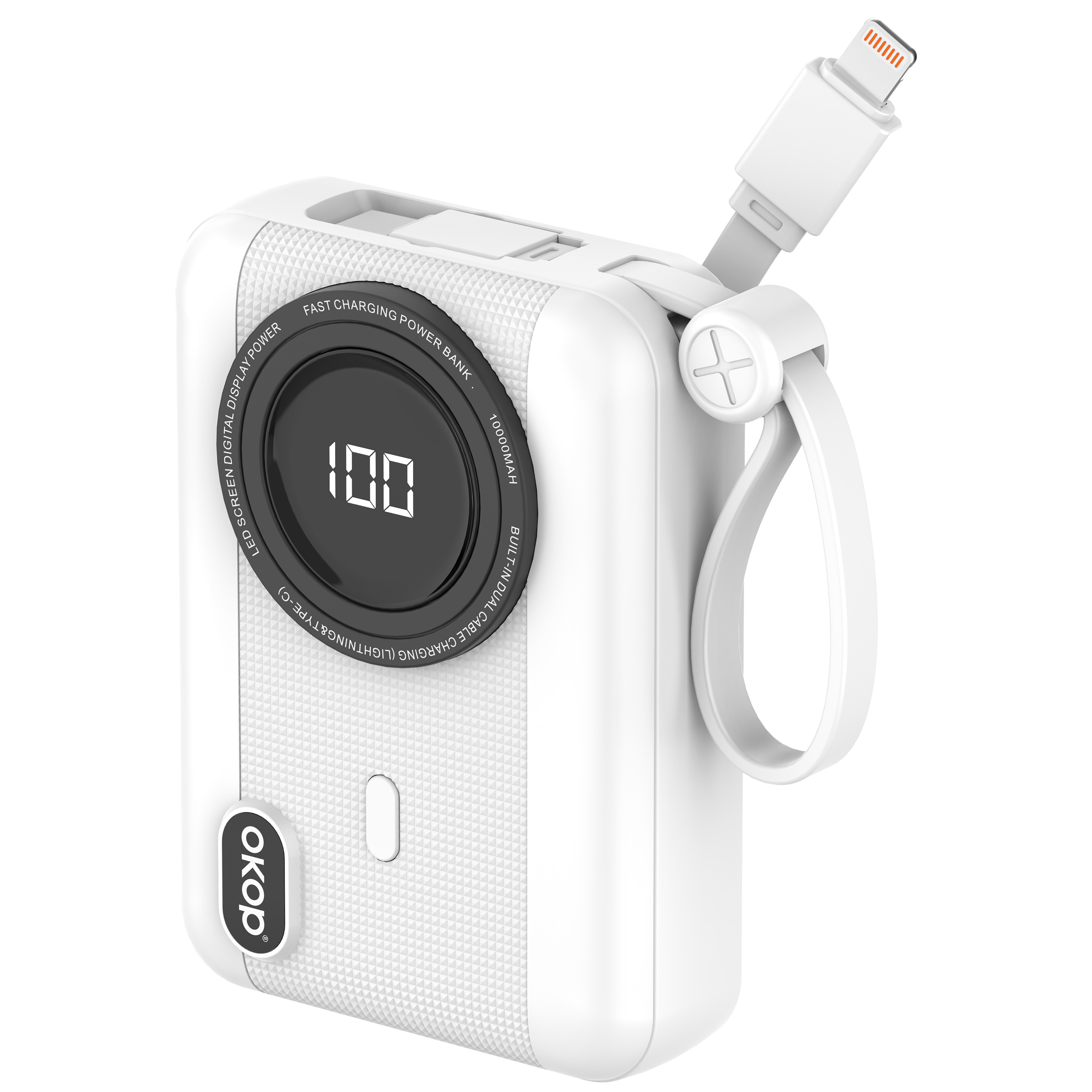 KP-719 Hot-selling 10,000mAh Power Bank 3C Certified Display Fast Charging Long Battery Life In Stock photo 1