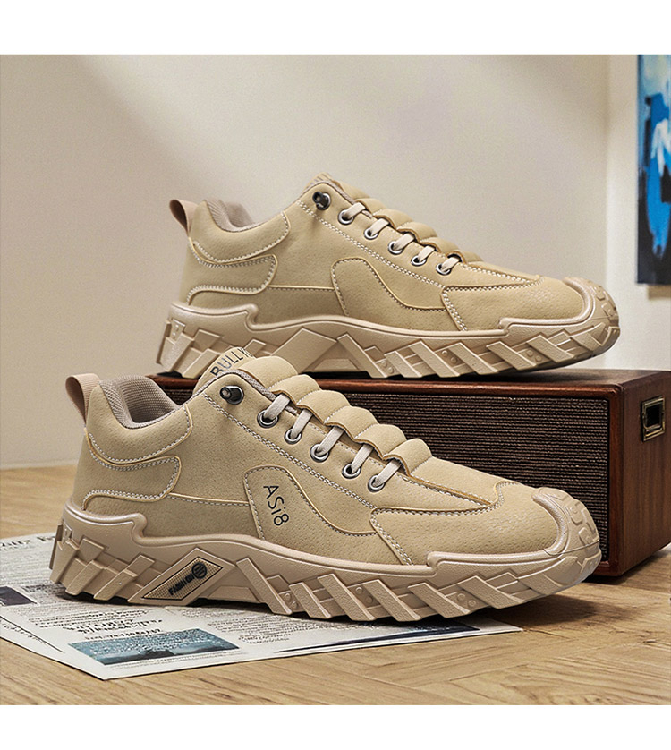 2026 New Arrival Premium Men's Platform Skate Shoes, Non-Slip Wear-Resistant Versatile Casual Athletic Work Shoes photo 5