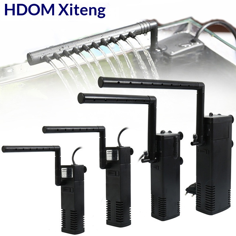 Xiten Aquarium Filter Submersible Built-In Filter Fish Tank Waterfall Rain Filter Pump Small 3W Plastic photo 5
