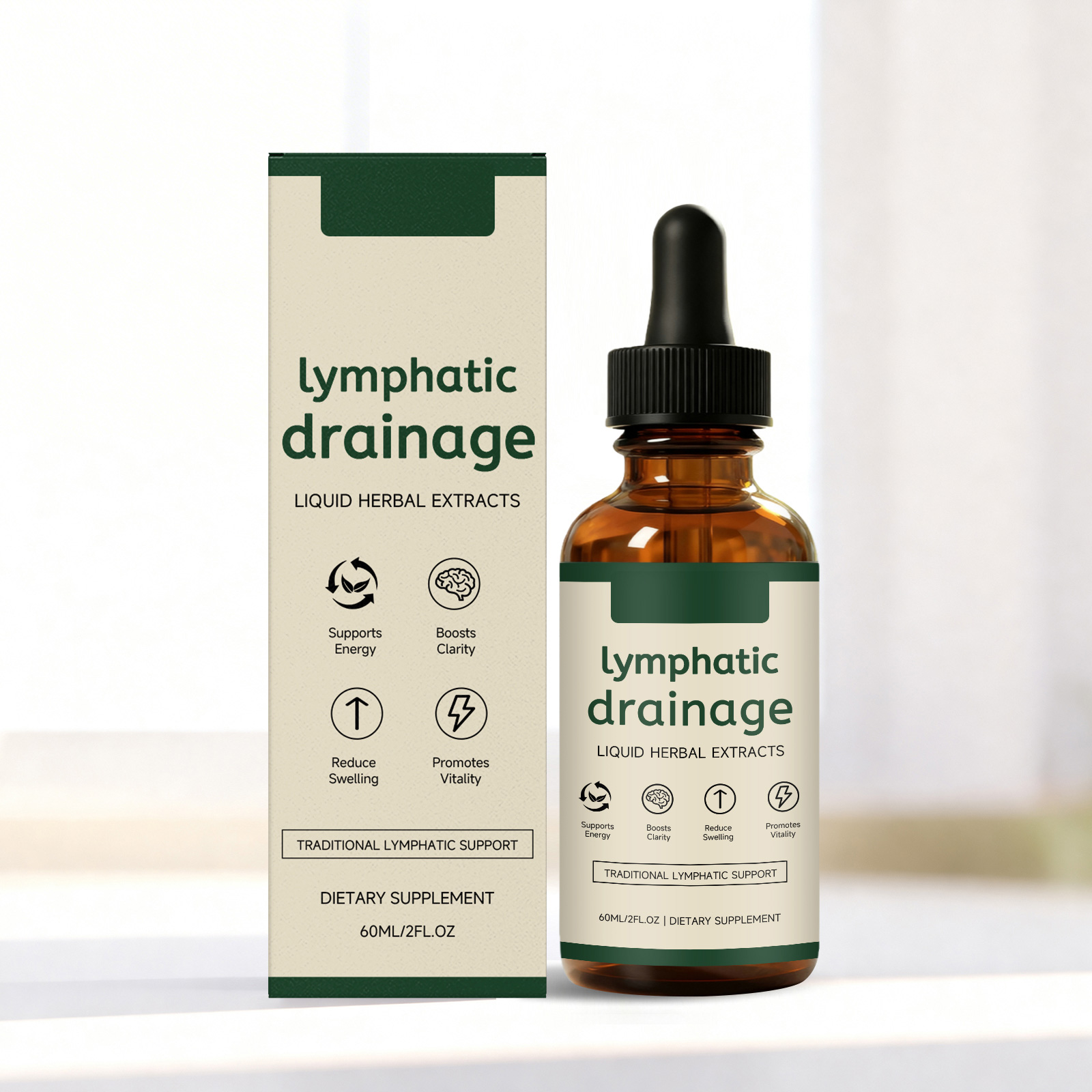 Lymph Health Support Herbal Drops 60ml Box photo 3