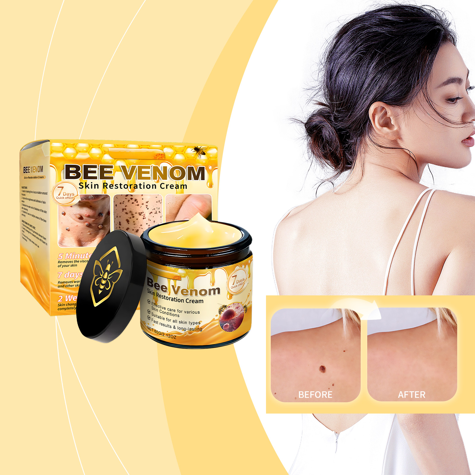 Skin Soothing Cream 60g 1box photo 7