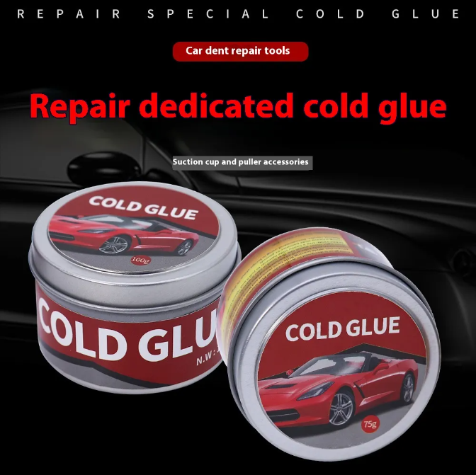 Automobile Dent Repair Special Adhesive Dent Repair Cold Adhesive Pit Drawing Adhesive Special Gasket Adhesive Free Hot Melt Drawing photo 1