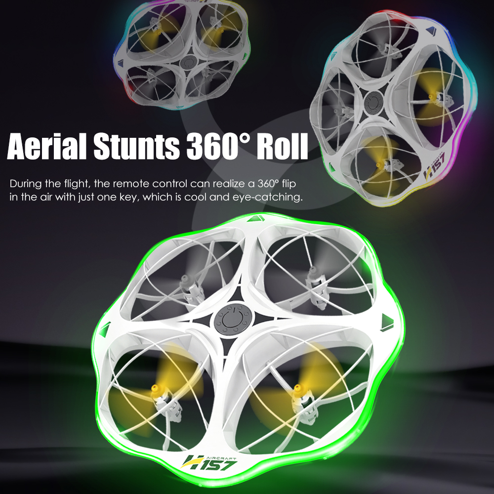 H158 White Dual Electric Drone photo 2