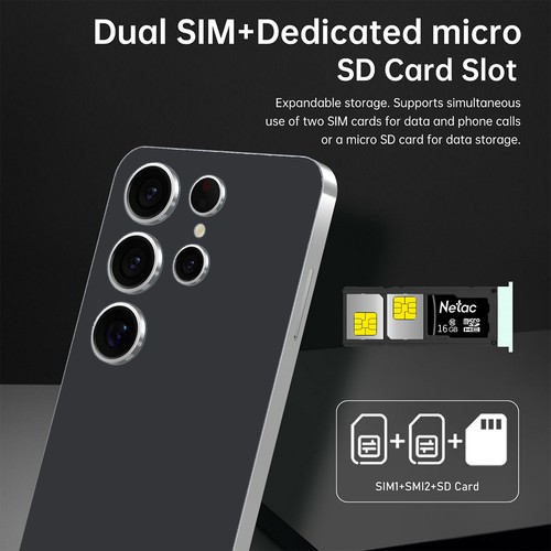 24 Unlocked Phone Smartphone 4inch 128GB Android14.0 6.3inch 6800mAh 5G photo 4