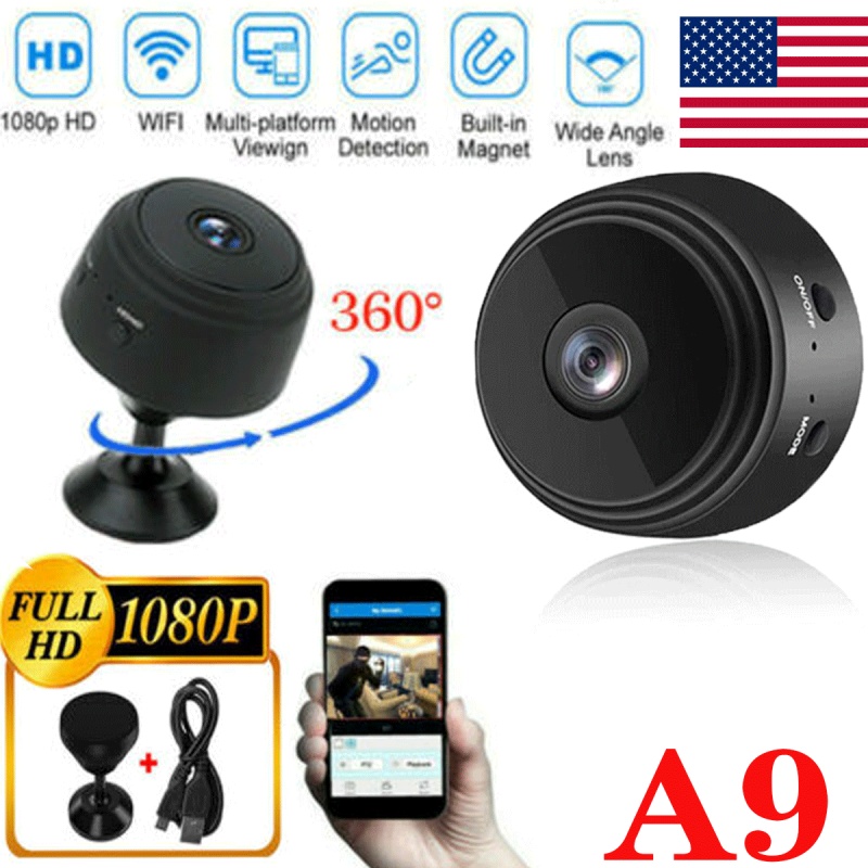 Mini Hidden Spy Camera Wireless Wifi IP Home Security 1080P HD DVR Night Vision photo 1