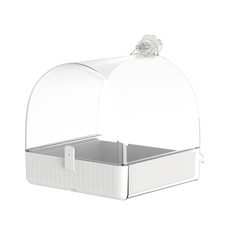 Hanging Bird Bath For Cage, 3 In 1 Multifunction Bird Bath&Bowl&House, Bird Cage Accessories Suitable For Small To Medium Birds, Like Lovebirds, Finches, Parakeets, Mannikin photo 8