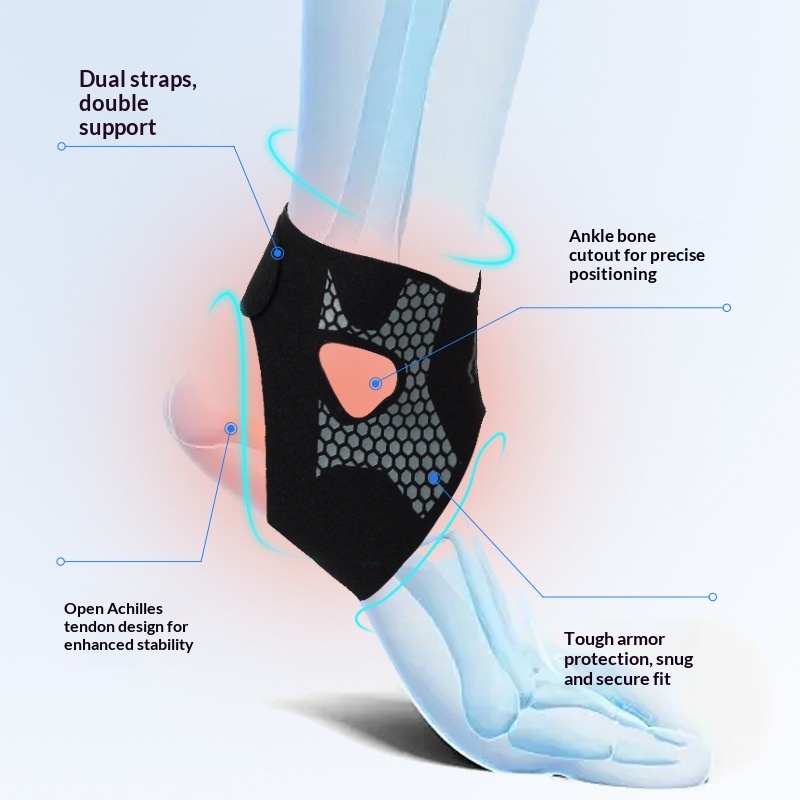 Lightweight Breathable Ankle Brace For Sports Basketball, Ankle Protection And Sprain Fixation Equipment For Men And Women, Wholesale photo 8