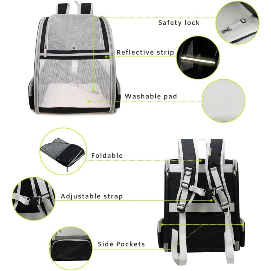 Traveler Bubble Backpack Pet Carriers For Cats And Dogs photo 6