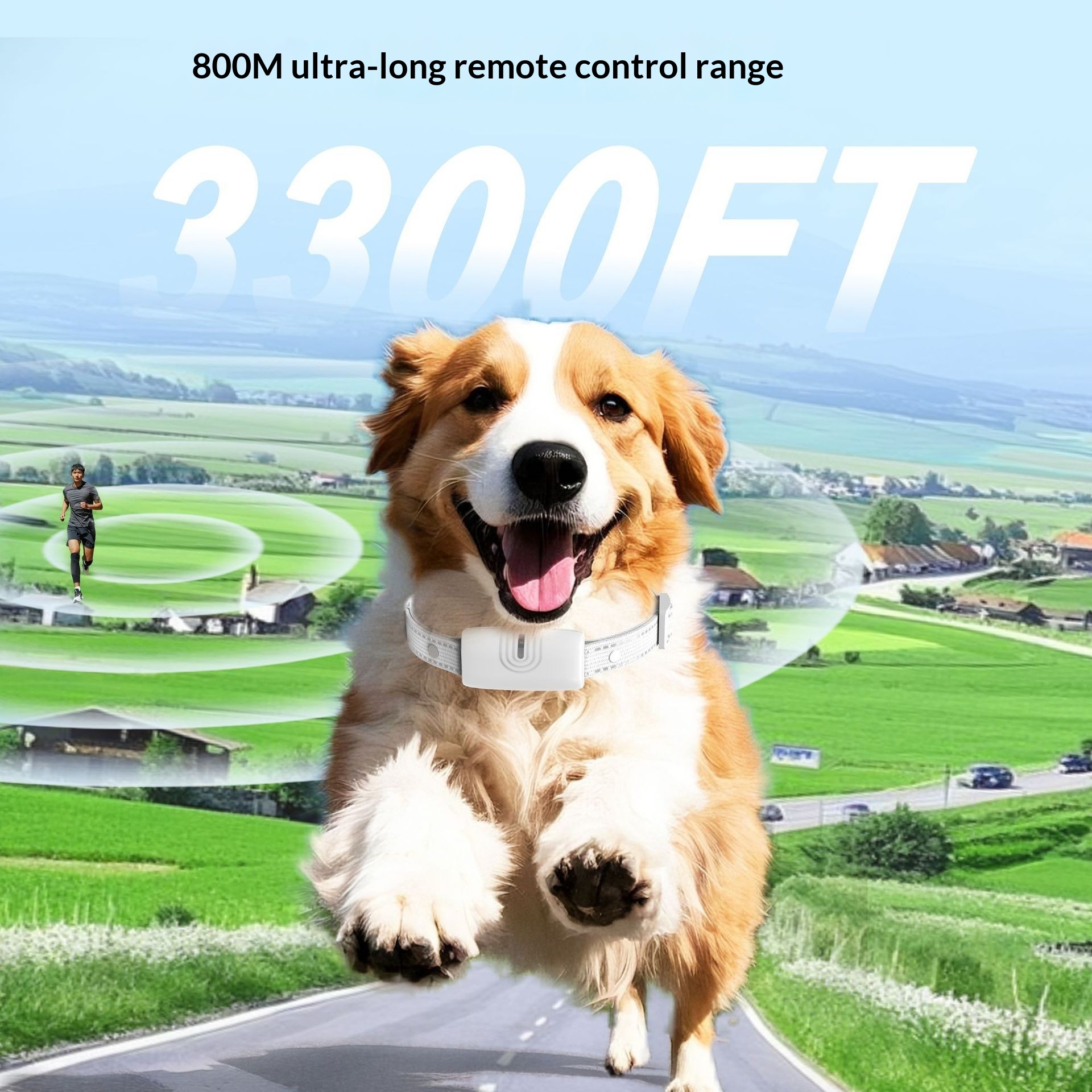 Rechargeable Waterproof Long-Range Remote Dog Training Collar photo 4