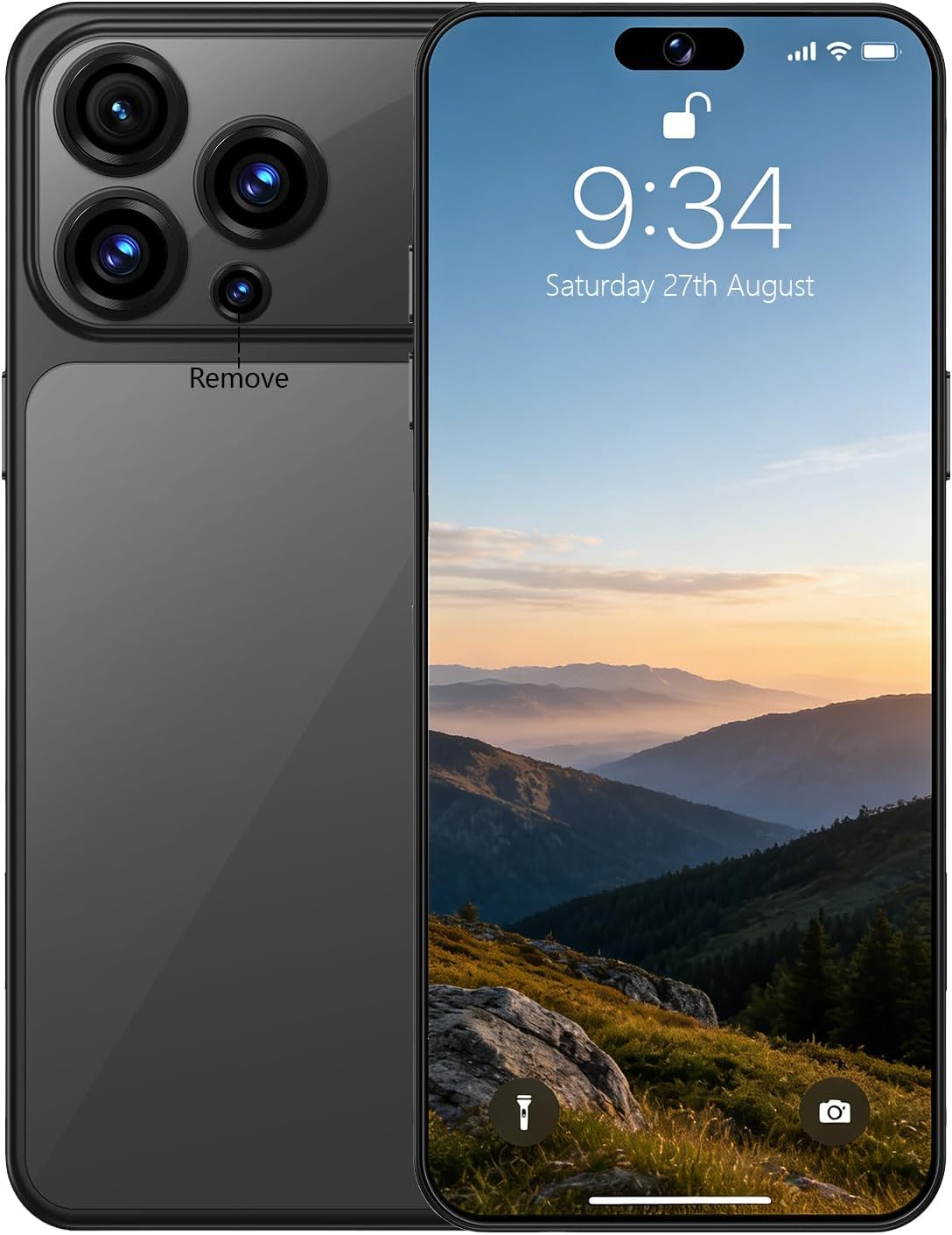 A17 Pro Max 5G Android 15 Smartphone, 6.8in FHD- Display, 8GB RAM - 256GB Storage, 72MP Front & 108MP Rear Camera, 8000mAh Battery, Global Version photo 1