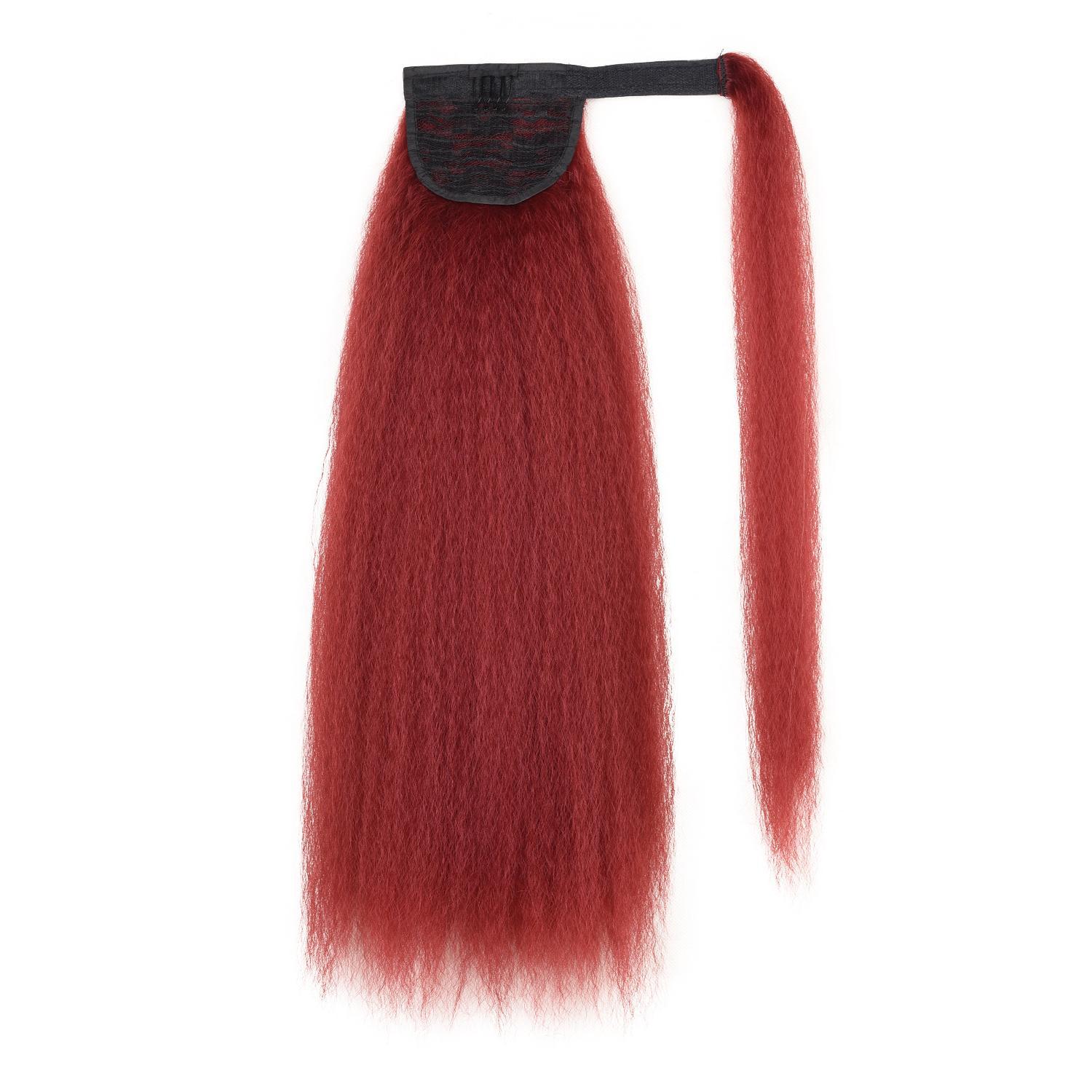 Women's Velcro Fluffy Curly Ponytail Wig photo 4