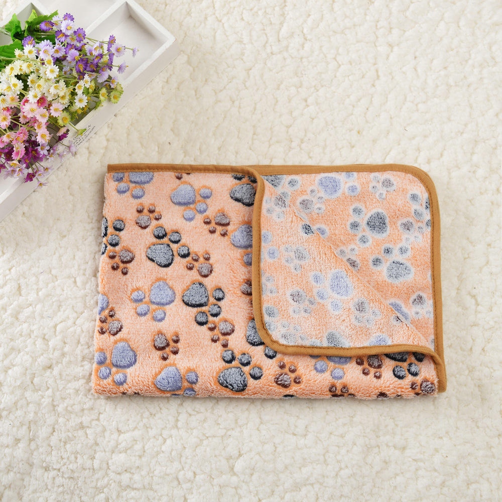 3 Pack Pet Blanket, Soft Plush Paw Print Dog Blanket Washable, Warm Fleece Cat Blanket For Large Medium Dogs, Sofa Couch Bed Cage Protector,23 X 16 In,30 X 20 In,41 X 31 In,47.2 X 39.3 In photo 5