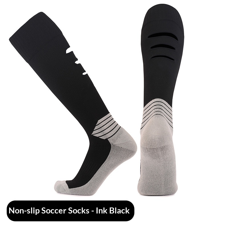Cross-border Long-tube Sports Socks Thickened Non-slip Towel Bottom Mens Football Training Socks Sweat-absorbent Breathable Professional Football Socks photo 5
