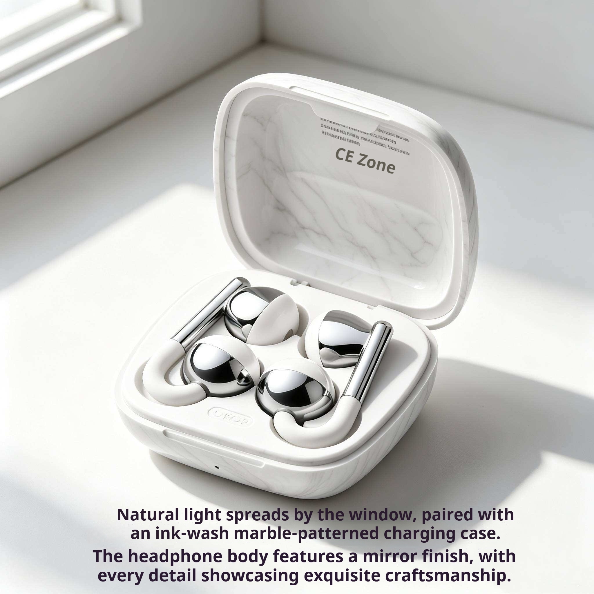 KP-222 Hot-selling Wireless Bluetooth Ear-clip Headphones For Music And Gaming Low Latency Direct From Factory In Stock photo 4