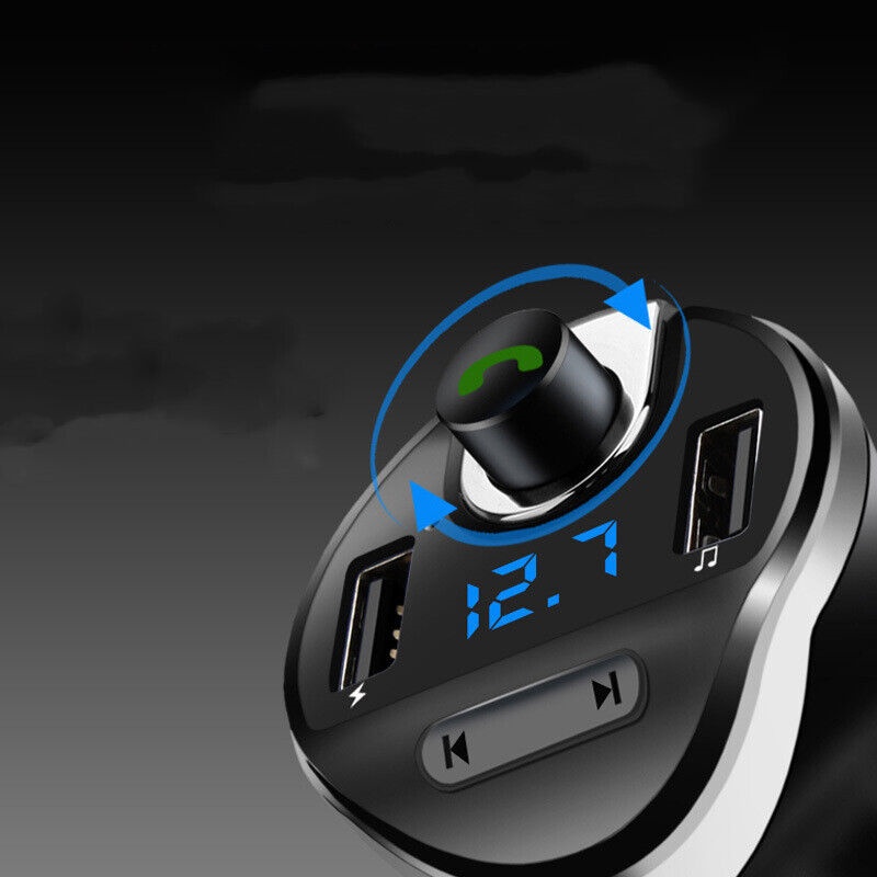 Car Bluetooth T20 Hands-free FM Transmitter MP3 Player Phone Charger photo 2