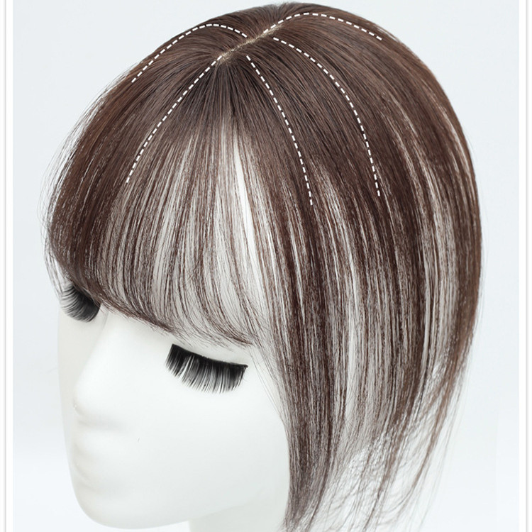 French Fake Bangs In  Middle Of The Air Flow Sea photo 6