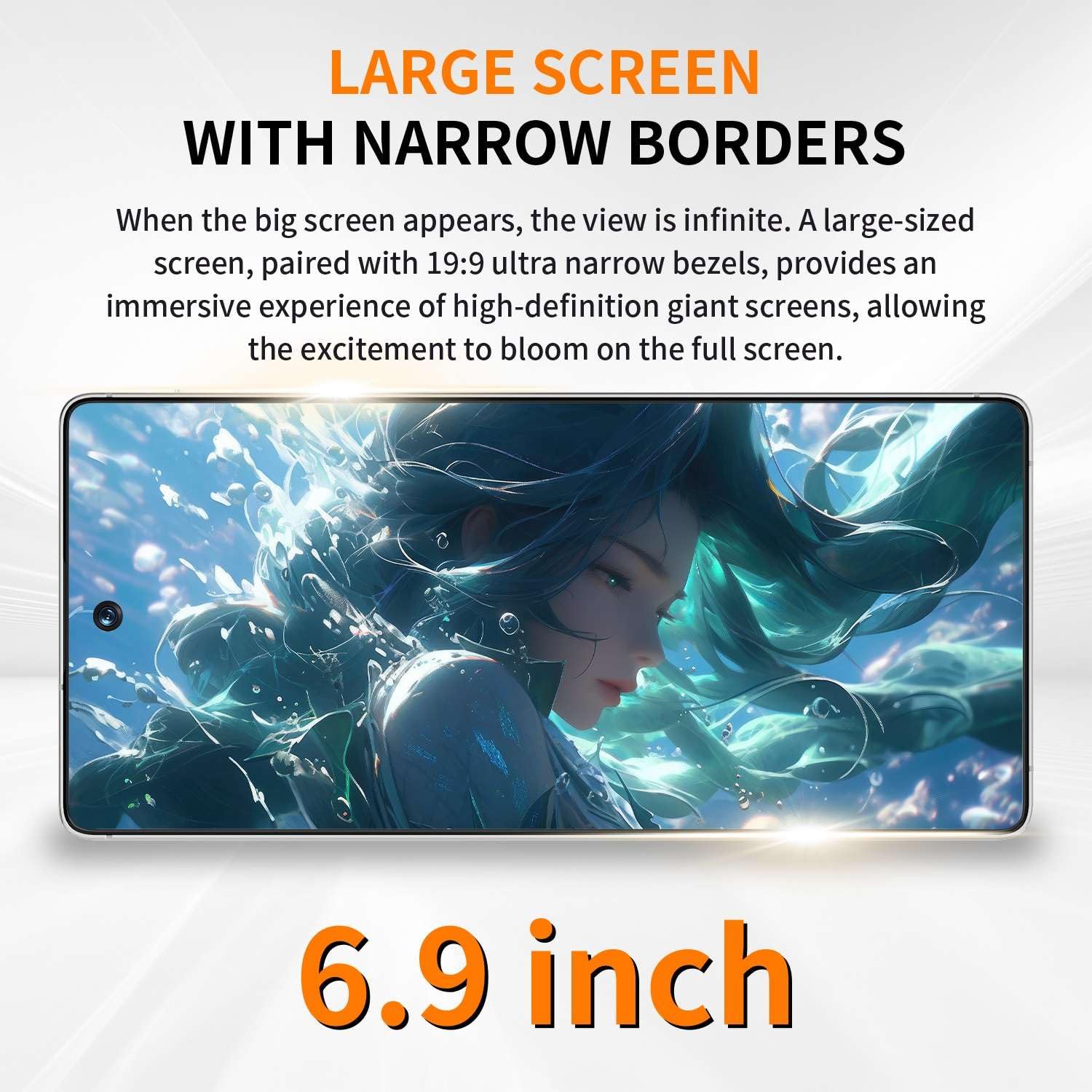 C25 Ultra Unlocked Phone With NFC, 12-512GBSmartphone,8000mAh,6.9in HD Screen,Android 15 Cell Phone,5G -Built In Pen-Dual SIM-Fingerprint Unlock-Face ID photo 5