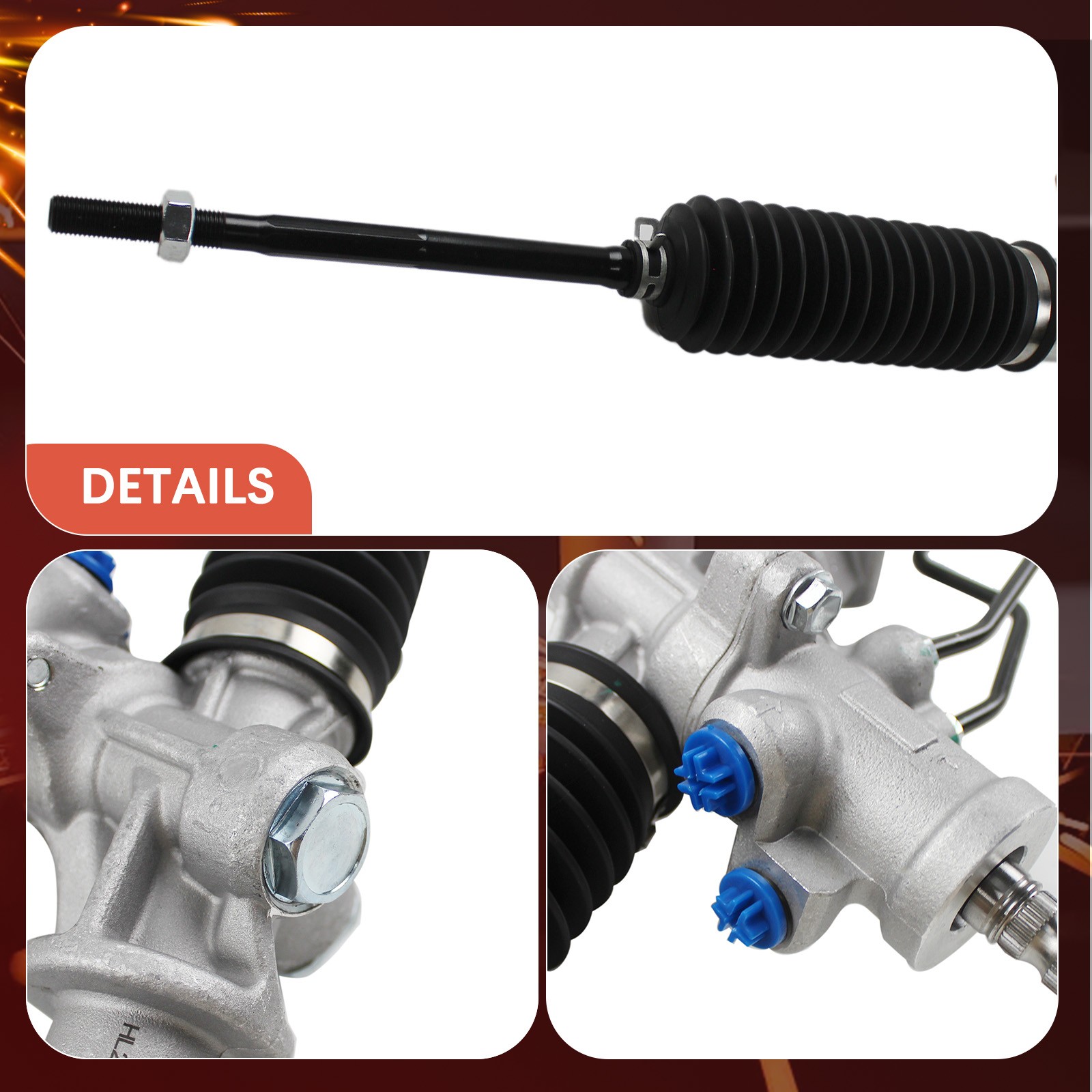 Front Power Steering Rack And Pinion For Toyota Corolla 1993-2002 Chevy Prizm photo 2