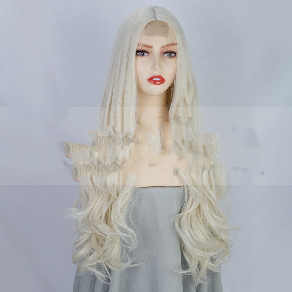 Small Lace Front Lace Chemical Fiber Headgear Long photo 4