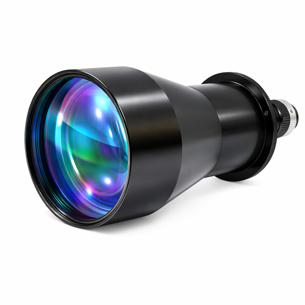 0.088X Telecentric Lens 120mm Distance C-Mount 1.1inch Inch Machine Vision Lens 240mm Length 116mm Diameter photo 1