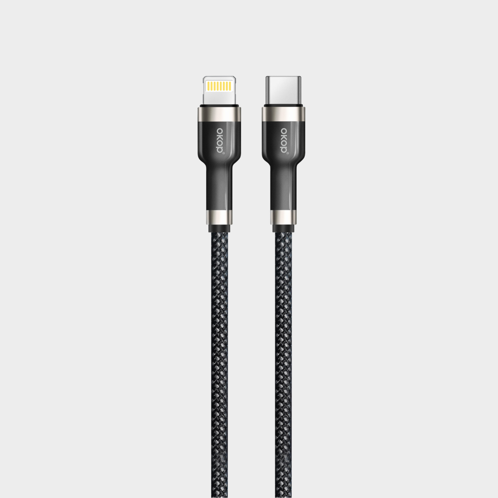 KP-318 Braided 65W Fast-Charging Data Cable Durable Overcharge Protection Type-C Compatible With Apple Android And Huawei photo 5